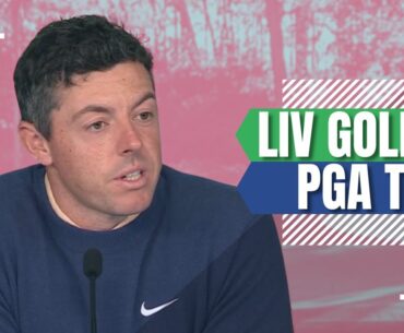 Rory McIlroy EXPLAINS the vibes BETWEEN LIV golfers and PGA Tour players