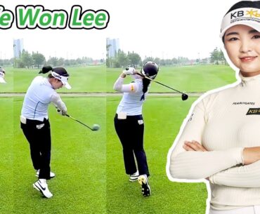 Ye Won Lee イ・イェウォン 韓国の女子ゴルフ スローモーションスイング!!!