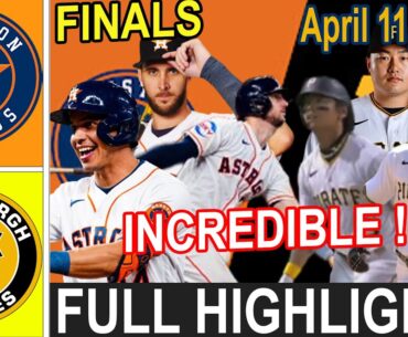 Astros vs Pirates (BAE JI HWAN WALK-OFF BOMBS ) Full Highlights April 11, 2023 | MLB Highlights 2023