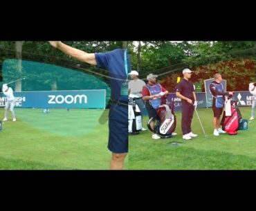 In 3D watch Nicolai HØJGAARD, Victor Perez & Jordan Smith Tee Off at the 16th PGA Tour Wentworth
