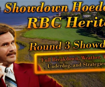 PGA DFS: Showdown Hoedown Round 3 | RBC Heritage | DraftKings Strategies & (Not) Picks | Underdog