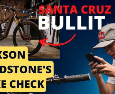 Jackson Goldstone's super dialed bike check - Santa Cruz Bullit ebike