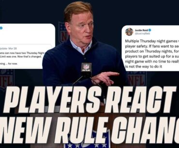 NFL Players REACT to Thursday Night Football Rule Changes | Chiefs News & Analysis