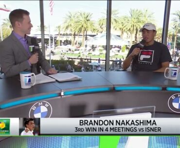 Brandon Nakashima: 'It was a super special feeling' | 2023 Indian Wells First Round Win Interview