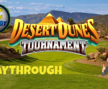 Playthrough, Hole 1-9 - PRO *Tournament Wind*, Desert Dunes Tournament, Golf Clash tips