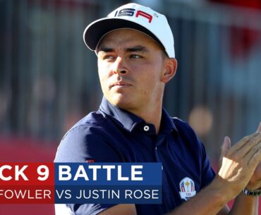 Rickie Fowler and Justin Rose Go HEAD-TO-HEAD on the Back Nine at Hazeltine | 2016 Ryder Cup