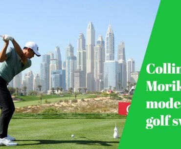 Collin Morikawa's modern golf swing #golf #golfswing #golflesson