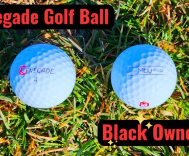 Renegade Golf Ball | First Black Owned Golf Ball Company!