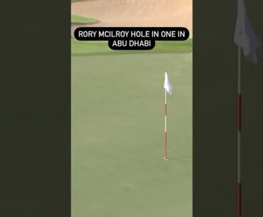 Rory McIlroy's Hole in One in Abu Dhabi #holeinone #dpworldtour #pgatour #golf #shorts #golfswing