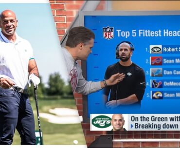 GMFB's Hilarious Reaction To Robert Saleh's Golf Photos 😂 | New York Jets