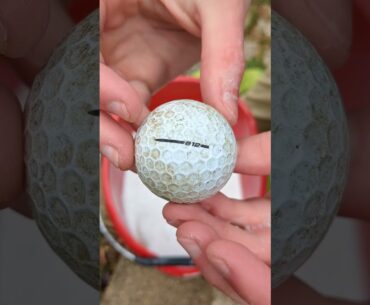 Super Satisfying Golf Ball Cleaning | Ball Haul - Amherst CC, NH