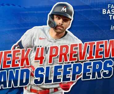 Week 4 Sleeper Hitters & Two-Start Pitchers! | Fantasy Baseball Advice