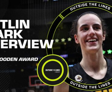 Caitlin Clark reacts to winning the Wooden Award & Iowa's title loss vs. LSU | OTL