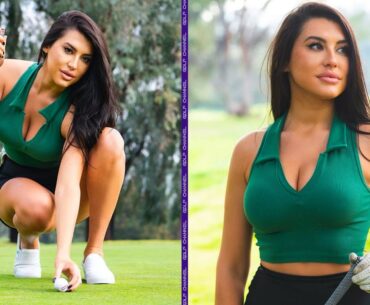 Watch Steph Langnas Dramatically Improve Her Golf Swing in 30 Seconds!