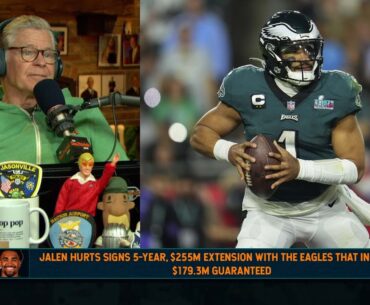 Dan Patrick Reacts To Jalen Hurts' New Extension With The Eagles | 04/18/23