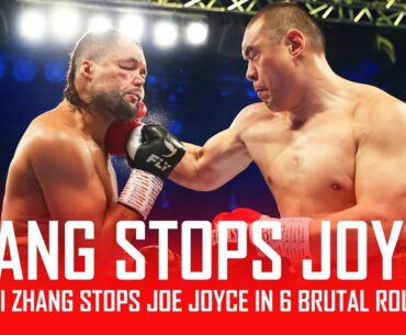 🥊 ZHANG BANGS JOYCE IN 6!!! BIG JOE STOPPED!!! POST FIGHT REVIEW (NO FOOTAGE) 🥊