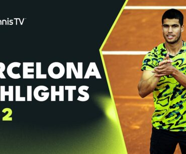 Alcaraz Returns; Ruud Faces Shelton, Tiafoe & Lopez Feature | Barcelona 2023 Day 2 Highlights