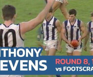 Anthony Stevens' three helps down Footscray (Round 8, 1995)