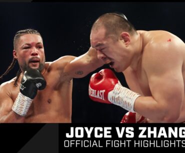 Big Bang Zhang with a TKO | Joyce vs Zhang | Official Fight Highlights | BT Sport