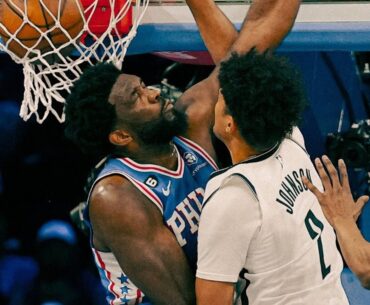 Cam Johnson Dunks On Embiid! Maxey 33 Pts 76ers 2-0 Lead vs Nets! 2023 NBA Playoffs