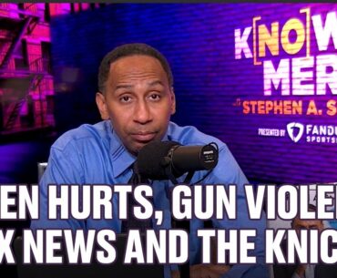 Stephen A. Smith talks Knicks, Jalen Hurts getting paid, recent shootings and Fox News lawsuit