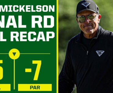 2023 Masters Update: Phil Mickelson Records LOWEST ROUND Ever At Augusta In Final Round I CBS Sports