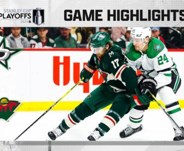 Stars @ Wild; Game 3, 4/21 | NHL Playoffs 2023 | Stanley Cup Playoffs