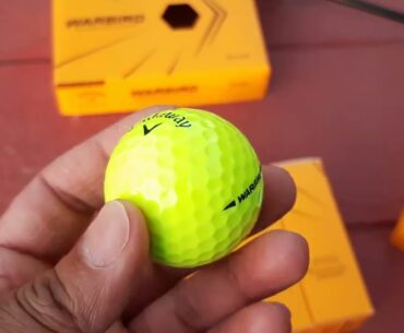 Callaway Warbird Golf Balls - great for beginner & intermediate golfers!