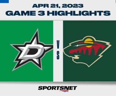 NHL Game 3 Highlights | Stars vs. Wild - April 21, 2023