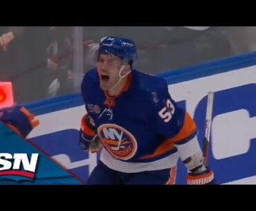 Islanders' Casey Cizikas Fires Home One-Time Blast To Break Deadlock In Game 3 vs. Hurricanes