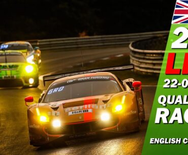 LIVE: Nürburgring 24h Qualifiers RACE 1 | 🇬🇧 ADAC TOTALENERGIES 24H NÜRBURGRING 2023