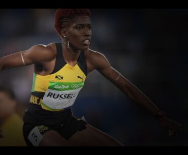 Janieve Russell 3rd in WR 500m race at New Balance Indoor Grand Prix