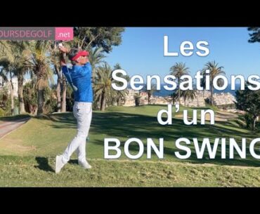 Les sensations d'un bon swing ! Cours de golf avec Renaud Poupard