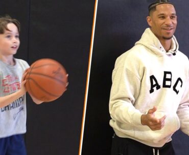 JJ Redick's 8-Year Old Son Challenged Josh Hart To A 3-Point Contest 🏀