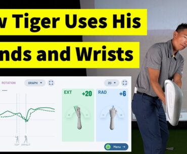 How Tiger Uses his Hands and Wrists in the Golf Swing