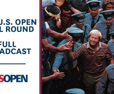 1980 U.S. Open (Final Round): Jack Nicklaus' Immaculate Performance at Baltusrol | Full Broadcast