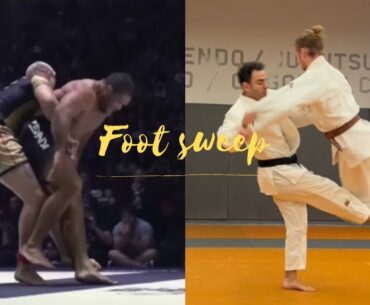 Gordon Ryan's foot sweep from a Judo standpoint