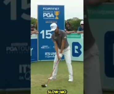 Min Woo Lee Driver Golf Swing (SLOW MOTION #golf #shorts