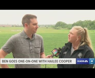 A&M women's golf senior Hailee Cooper talks SEC Championship