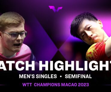 Ma Long vs Alexis Lebrun | MS SF | WTT Champions Macao 2023