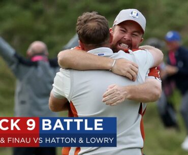 Shane Lowry & Tyrrell Hatton Go Blow For Blow with Tony Finau & Harris English | 2020 Ryder Cup