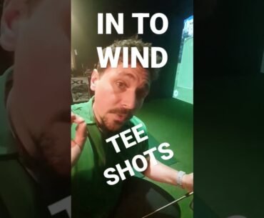 Golf TEE SHOTS In To The Wind #golf #shorts