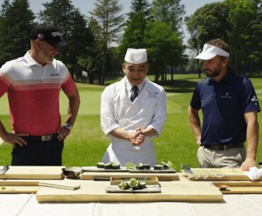 Pro Golfers Take On The Sushi Challenge