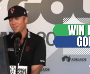 Talor Gooch TALKS about what it MEANS to WIN LIV Golf Adelaide