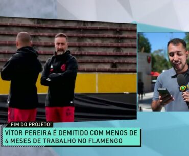 Vítor Pereira é demitido do Flamengo, que já busca novo técnico