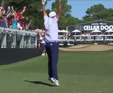 Chase Koepka amazing  hole in one! Also golf, only cooler! #beliv #livgolf #bestgolf #alloverthegolf