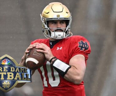 Notre Dame spring game highlights: Sam Hartman leads Gold past Blue | NBC Sports