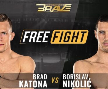 FREE MMA Fight | Brad Katona vs Borislav Nikolic | BRAVE CF 50