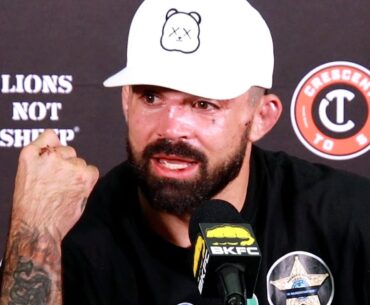 MIKE PERRY REACTS TO BREAKING LUKE ROCKHOLD'S TEETH AT BKFC 41 & CALLS OUT CONOR MCGREGOR