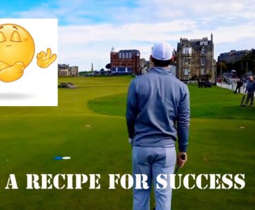 The recipe for success on the golf course